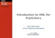 Introduction to XML for publishers