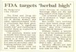 USA  Today: FDA Targets Herbal High