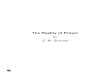 The Reality of Prayer - EM Bounds