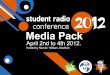 Student Radio Conference 2012 Media Pack