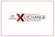 Velocity Toyota Exchange Program