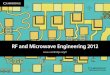 RF and Microwave Engineering Catalogue 2012