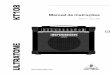 Amplificador de Teclado BEHRINGER KT108 - Manual Sonigate
