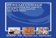 Persad Center Annual report 09-10