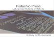 Pistachio Press:  Letterpress Wedding Invitations
