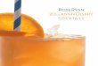 RoseRyan 20th Anniversary Cocktails