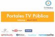 Google analytics TV Pública - 2011 Abril