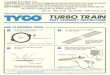 TYCO Turbo Train Instructions (No. 7427)
