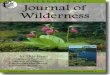 International Journal of Wilderness, Vol 06 No 2, August 2000