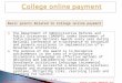 College online payment