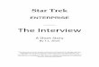 Star Trek: Enterprise - The Interview
