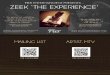 Zeek 'The Experience' - Press Kit