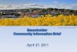 Baumholder Community Information Briefing April 2011