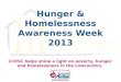 Hunger & Homelessness Week 2013