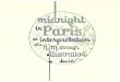 Midnight In Paris: An Interpretation of a Film Through Illustration