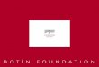 Botín Foundation institutional information