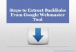 How to download backlinks from google webmaster tool