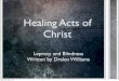 Healing Acts of Christ