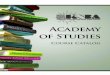 Academy of Studies Catalog