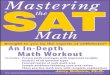 Mastering the SAT Math - An In-Depth Math Workout by Jerry Bobrow, Ph.D