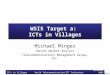 WSIS Target a: ICTs in Villages
