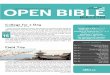 Open Bible Bulletin - October 2013