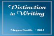 Distinction in Writing Booklet