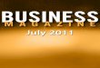 July 2011 Business Magazine