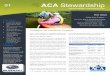 ACA Stewardship Newsletter- Spring 2012