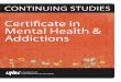 Certificate in Mental Health & Addictions