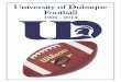 UD Football Record Book