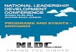 NLDC 2012: Taking You Higher - Programs and Events Manual