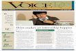 The fall 2009 publication of the Voice
