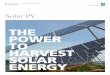 The power to harvest solar energy