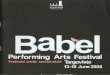 Babel Performing Arts Festival Booklet 2008