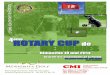 ROTARY CUP 2014 Le programme