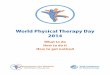 World Physical Therapy Day booklet
