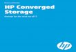 HP Converged Storage Brochure