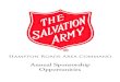 The Salvation Army HRVA Sponsorship Packet