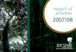 Report of activities 2007/2008