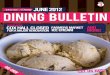 Dining Bulletin Newletters June