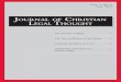 Journal of Christian Legal Thought Fall 2011