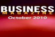 October 2010 Business Magazine