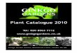 Ginkgo Gardens Plant Catalogue 2010