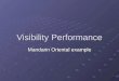 Visibility performance