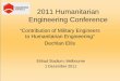 Contribution of Military Engineers to Humanitarian Engineering