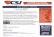 CSI April 2013 Newsletter