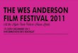 Wes Anderson Film Festival Booklet