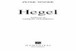 Peter Singer - Hegel (Maestri spirituali)