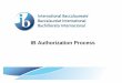 IB PYP Authorisation Process